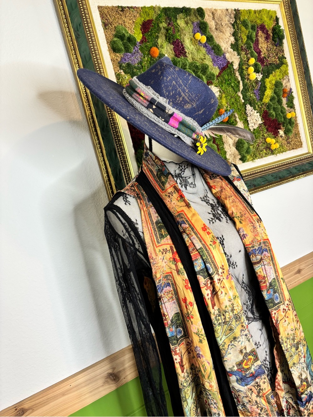 Anes A. Waterfall Kimono Vest Cardigan - Picture 3 of 15